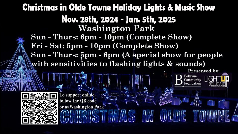 holiday lights light up bellevue 2024